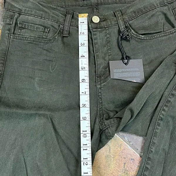 Vervet New Flying Monkey Army Green Distressed Jeans 28 - Image 11