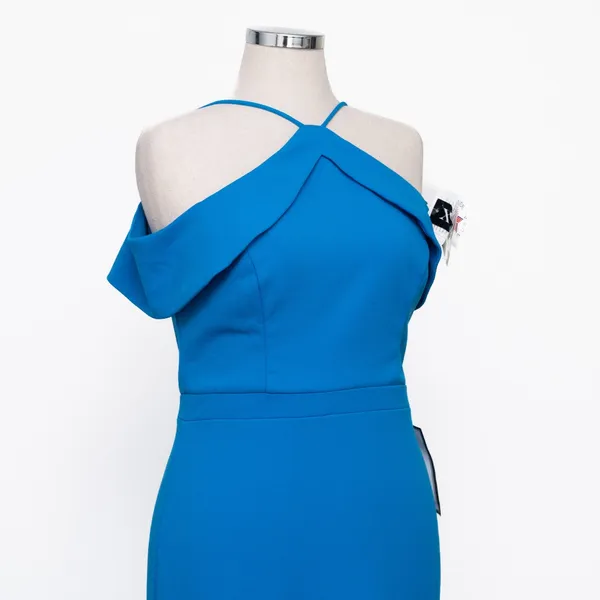 XSCAPE - Halter Neck Scuba Crepe Gown‎ - Image 7