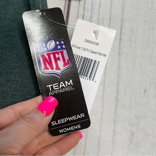 New!! Green Bay Packers NFL Team Apparel Womens Sleepwear T Shirt‎ Size Large - Image 3