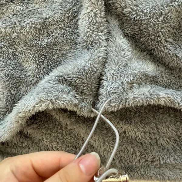 Onzie Gray Fleece Jacket - Image 3