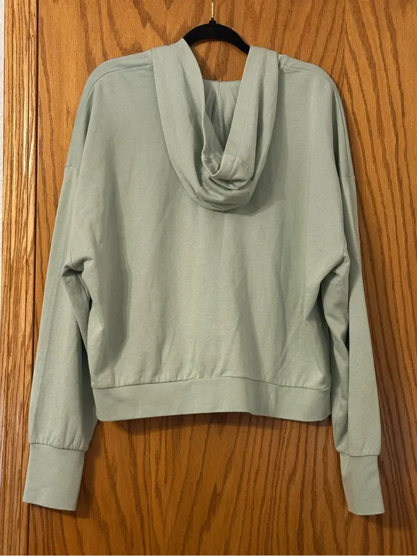 Sweaty Betty After Class Relaxed V-Neck Hoodie Sweatshirt - Size 12 - Image 3
