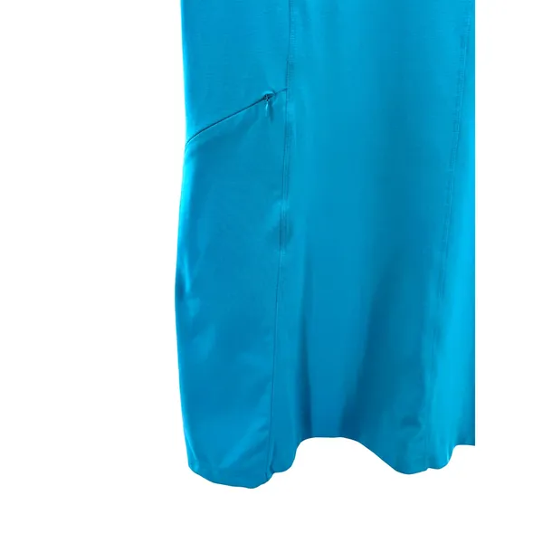 Toad & Co Womens Blue‎ Outdoor Athletic Zip Pocket Short Sleeve Dress Medium - Image 4