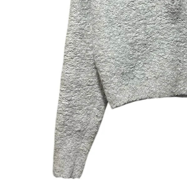 Aritzia Wilfred‎ Gwyneth Alpaca Wool Crop Quarter Zip Sweater O Ring Size XXS - Image 9
