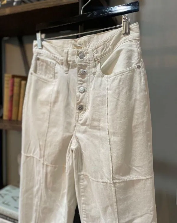 Madewell Baggy Straight Jeans High Rise Vintage Canvas Womens Size 27 - Image 8
