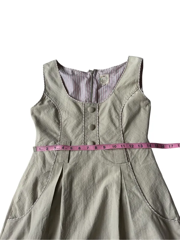 Anthropologie Brand Y2K Beaubois utility button-front mini dress - Image 10