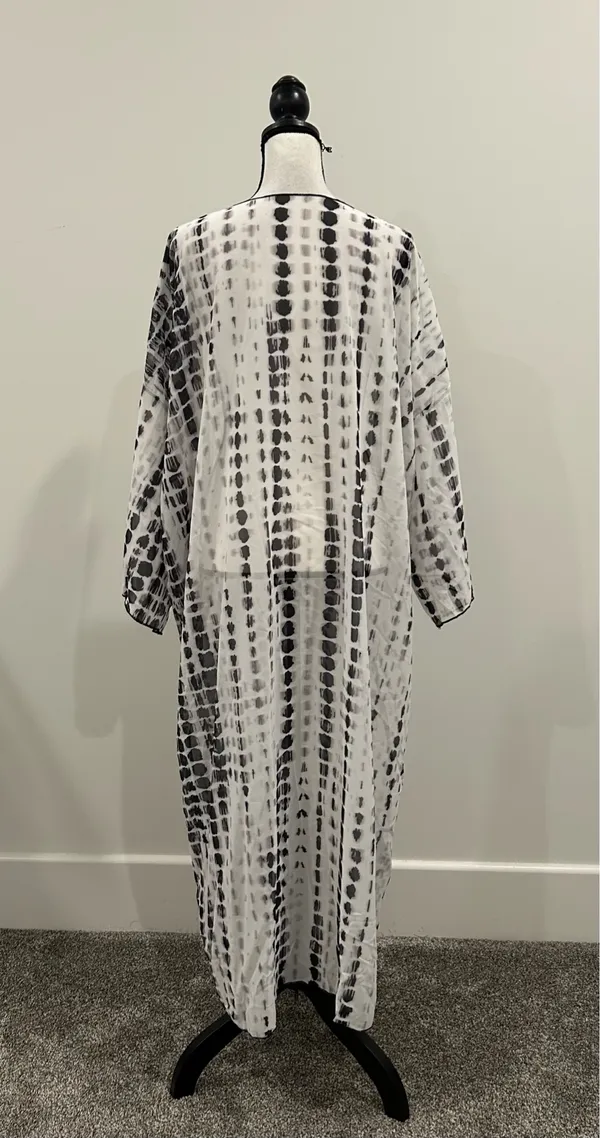 Duster Kimono Gray Size M - Image 4