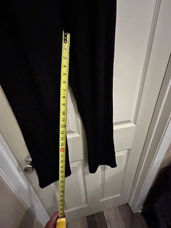Lee Black Dress Pants — Tailored Straight Leg - size 10P - Image 4
