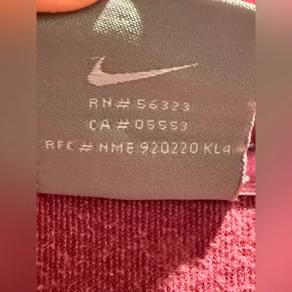 VTG Y2K Women’s Nike Velour Track Pink Zip-Up‎ Jacket Size Small - Image 10