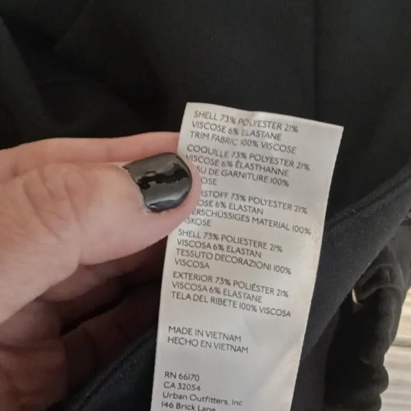 Anthropologie maeve women's black work career business pants size 0 - Image 5