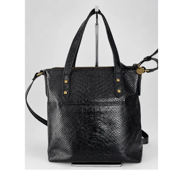 The Sak black leather embossed crossbody tote - Image 9