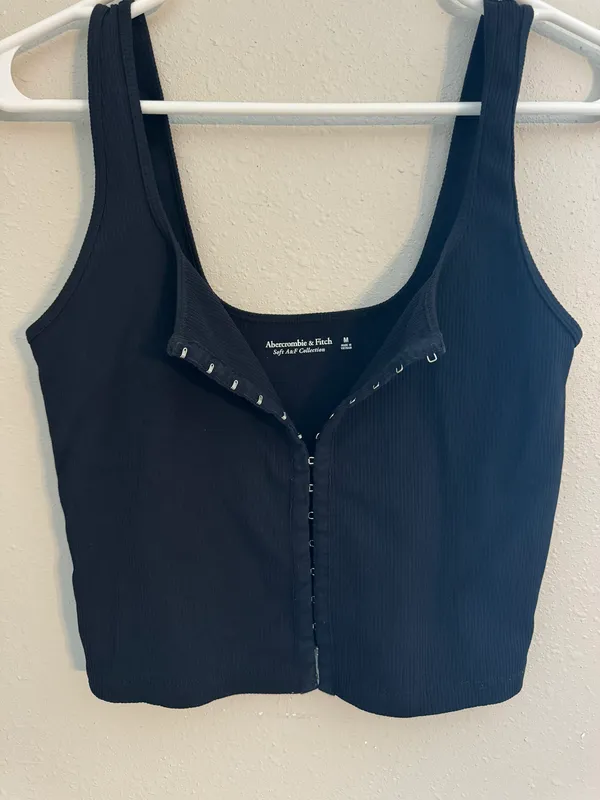 Abercrombie Black Tank Top - Image 2
