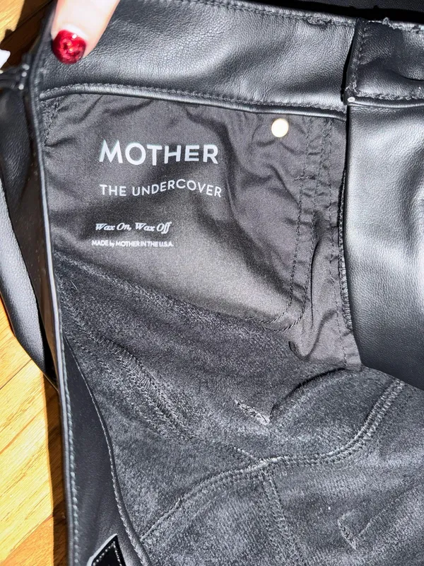 Mother The Undercover Leather Pants 28 - Image 6