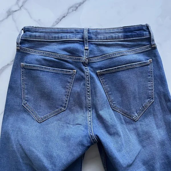 Abercrombie & fitch the flare ultra high rise jeans Sz 27 - Image 8