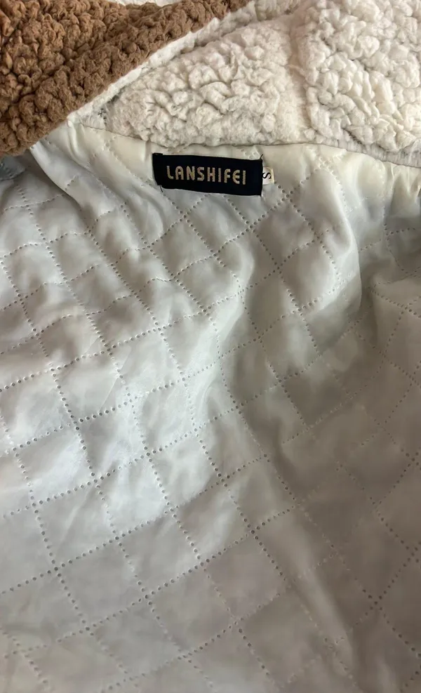 Lanshifei Teddy Bear Fuzzy Jacket - Image 3