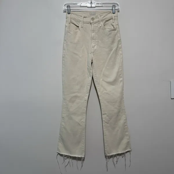 Mother The Hustler Ankle Fray Jeans‎ in Gettin' In Ivory Size 24 - Image 2