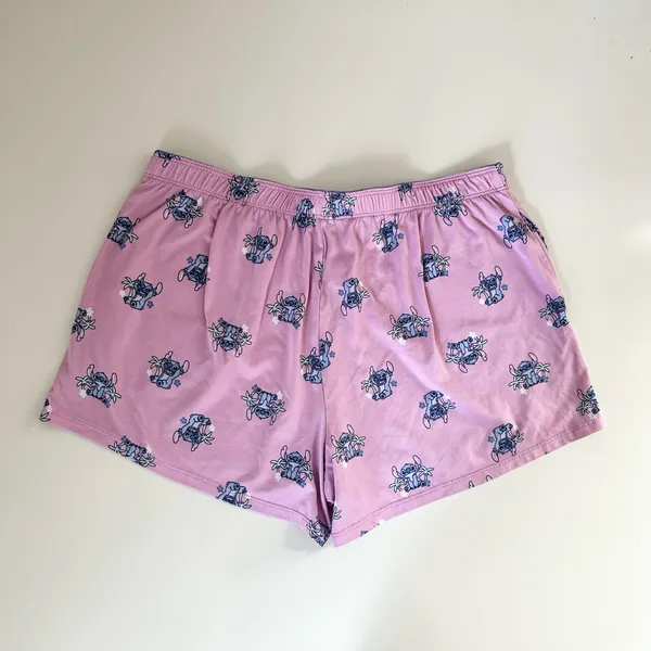 Disney Stitch Pink Pajama Shorts - Image 2