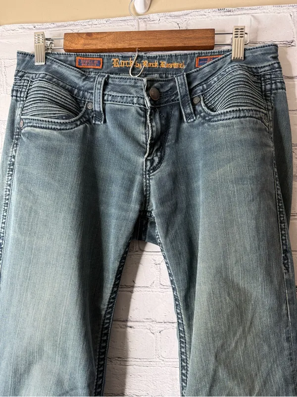 Rock by rock revival bootcut jeans size 30 - Image 3