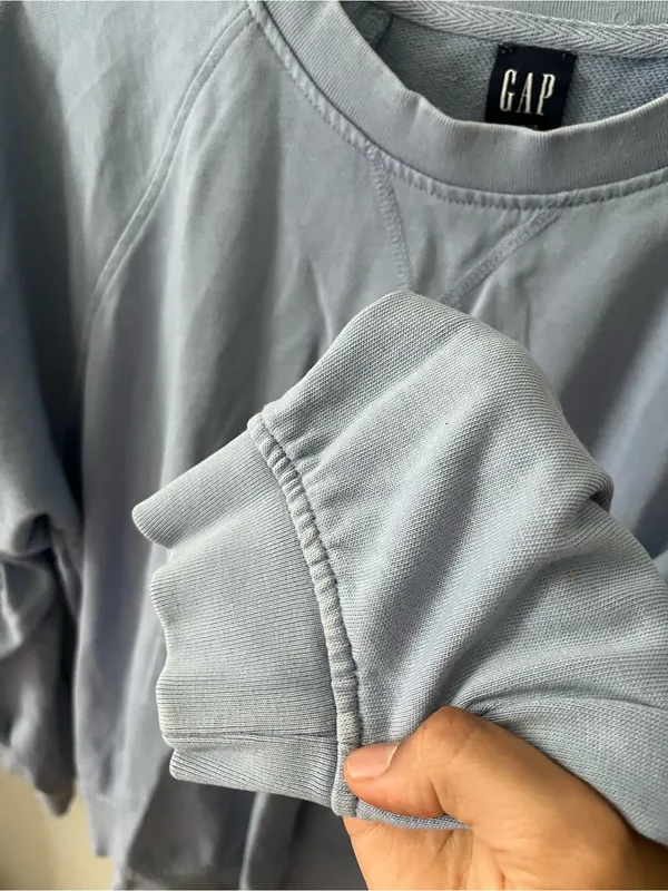 GAP Light Blue Crewneck Pullover - Image 4