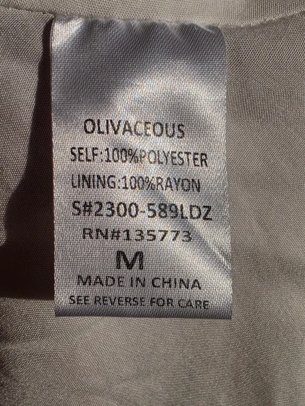 Olivaceous Pink Puff-Sleeve Mini Dress Medium - Image 10