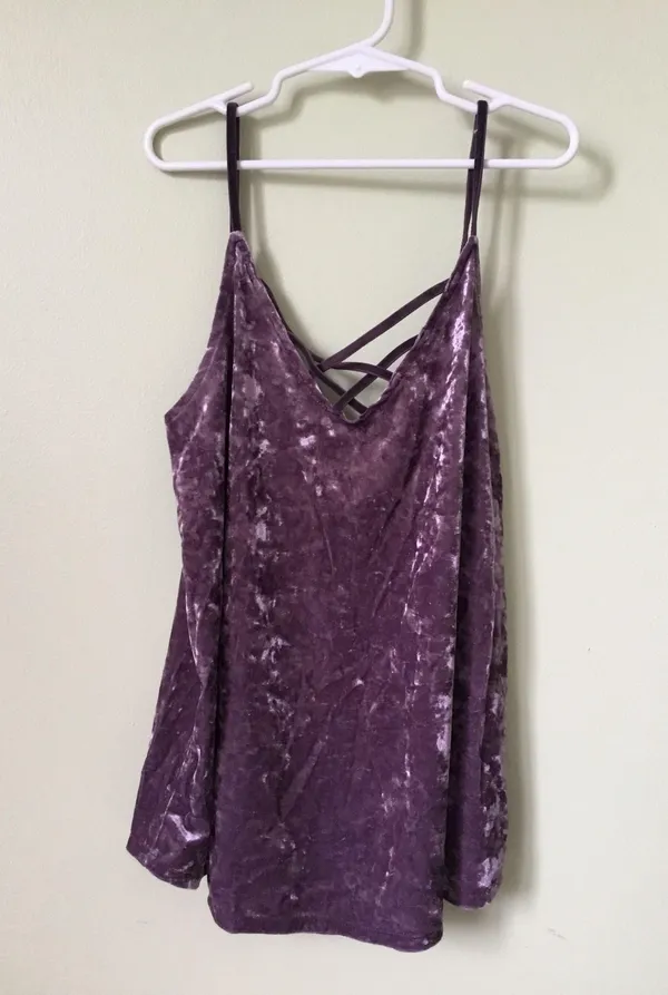 American Eagle Velvet Tank Top - Image 2