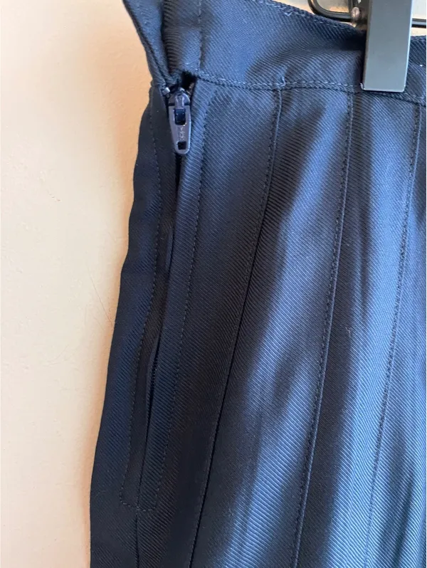 Lands End Dark Navy Pleated School Uniform Skirt Size 14 - Image 10
