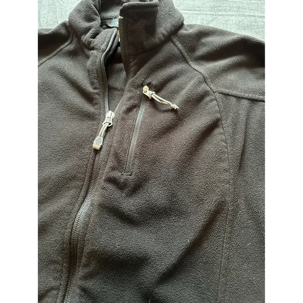 Black Diamond Womens Full Zip Fleece Jacket Black Size S Mock Neck Activewear - Image 4