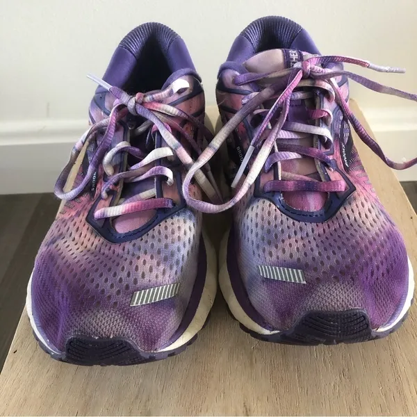 Brooks Ghost‎ Together Unity Purple Tie Dye Athletic Shoes 6.5 - Image 3