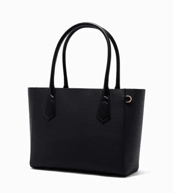 Dagne Dover Signature Tote in Onyx Black - Image 2