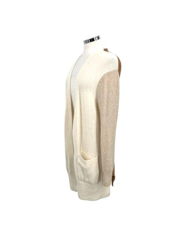 Madewell Kent Open-Front Colorblock Long Cardigan Sweater Size Medium - Image 5