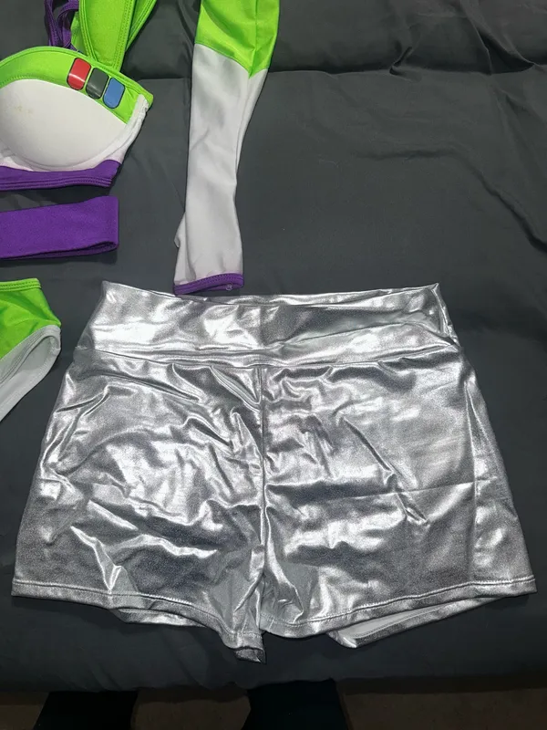 Buzz Lightyear Halloween Costume Silver Size XS - Image 5