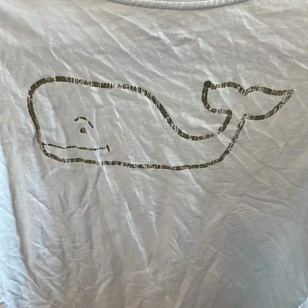 Vineyard Vines classic white/gold whale logo t-shirt Sz XL - Image 3