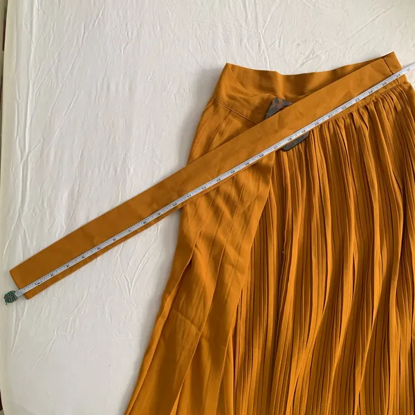 ASOS Yellow Pleated Maxi Skirt - Image 15