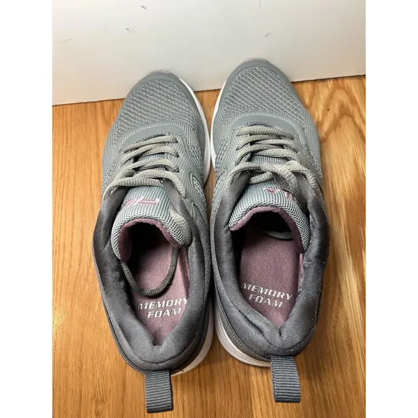 Fila Memory Foam Running Shoes Womens Size 6.5 Gray Mesh Athletic 5RM00529 - Image 8