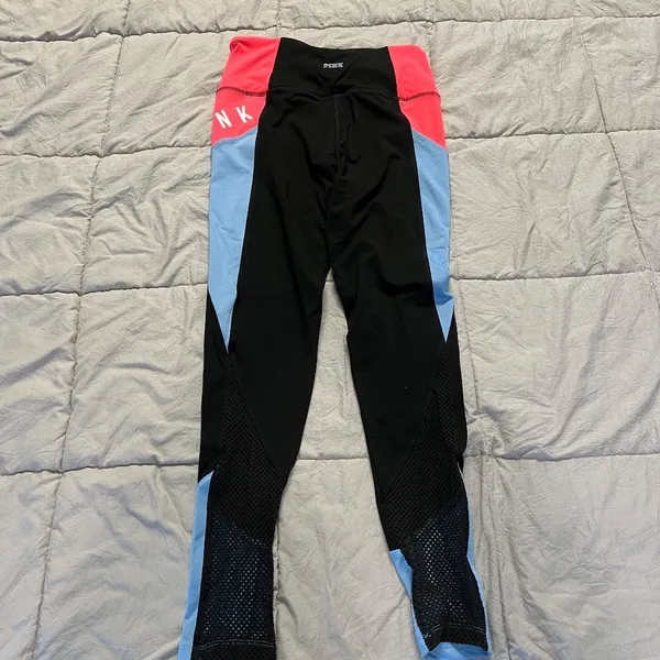 NWOT PINK Ultimate Victoria's Secret Multi-color Mid-rise Leggings - Image 4
