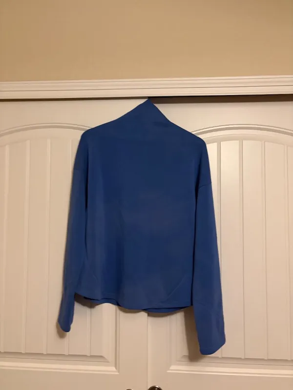 Buff Bunny Collection Mock Neck Sweatshirt XXL Xtra Xtra Large Blue Long Sleeve - Image 2