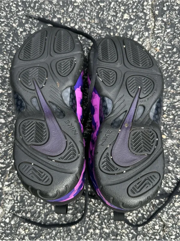 Nike Little Posite Pro 'Hyper Violet' Size 4y Women’s Size 5.5 - Image 6