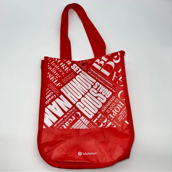 Lululemon Athletica Vibrant Red Carryall - Image 5