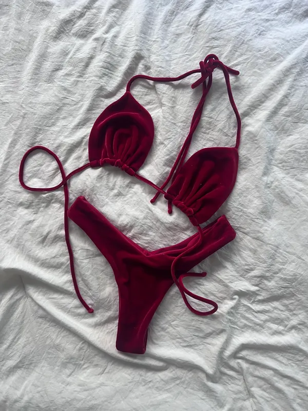 Red Velvet Bikini - Image 2