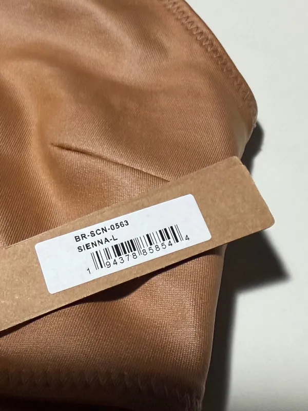 SKIMS Wet Jersey Scoop Bralette in Sienna - Size L - NWT - Image 4