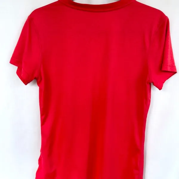 Nike | Dri-Fit V-Neck Shirt | Red | Size M - Image 4