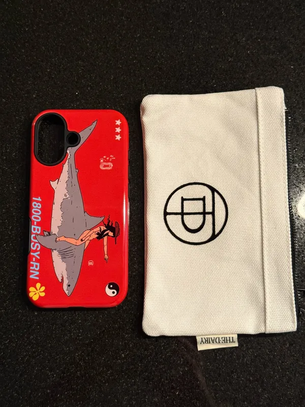 1-800-Busy Rn Red IPhone 17 - Dairy Case - Image 2