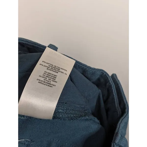 Aritzia Wilfred Free high-rise straight leg teal jeans size 8 - Image 4