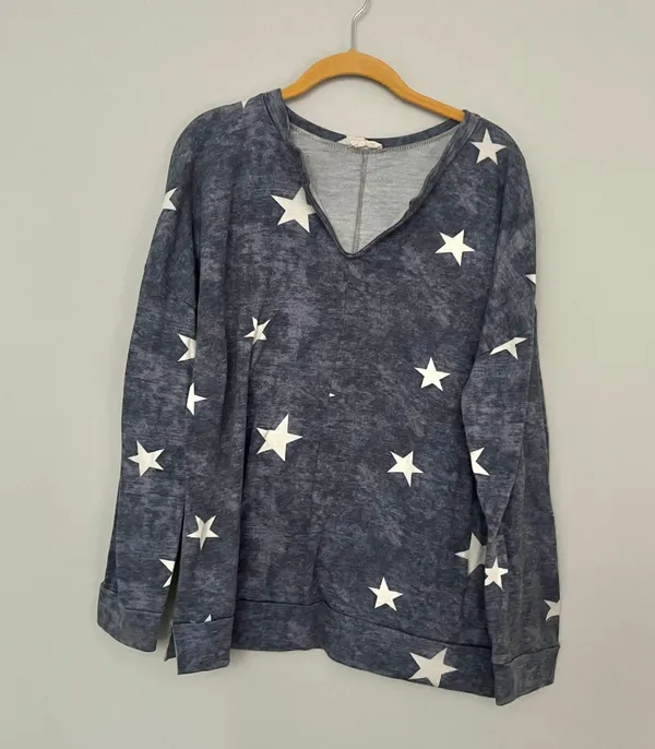 143 Story By Lineup Blue Star Pullover Sweatshirt - Image 2