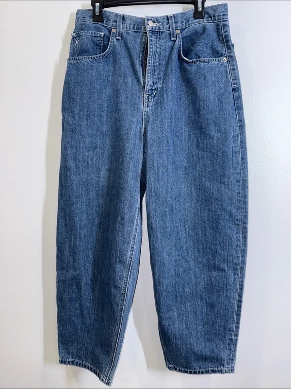 Ética Iris relaxed taper barrel jeans high waisted size by 26 - Image 2