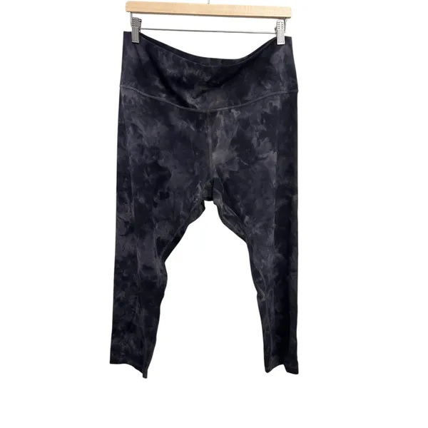 Lululemon Align High Rise Pant 28" 7/8 Diamond Dye Pitch Grey Size 18 NWT - Image 4