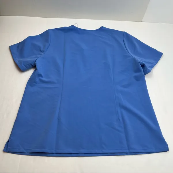 FIGS Catarina One Pocket Womens Scrub Top‎ Ceil Blue Shirt XXL NEW *EMBROIDERED - Image 14