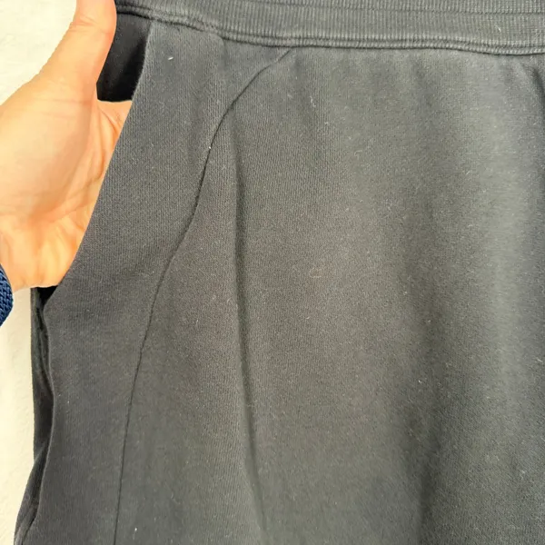 Lululemon 14 Scuba Relaxed High Rise Jogger Black Light Cotton Terry W5CV9S - Image 3