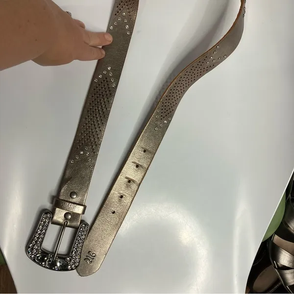Miss Me studded leather belt size large‎ - Image 7