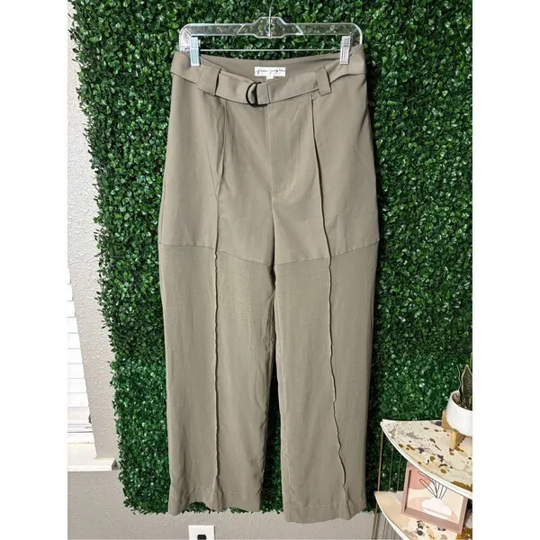Free People NWOT Sheer Soul High Waisted Trousers Sz 6 - Image 5