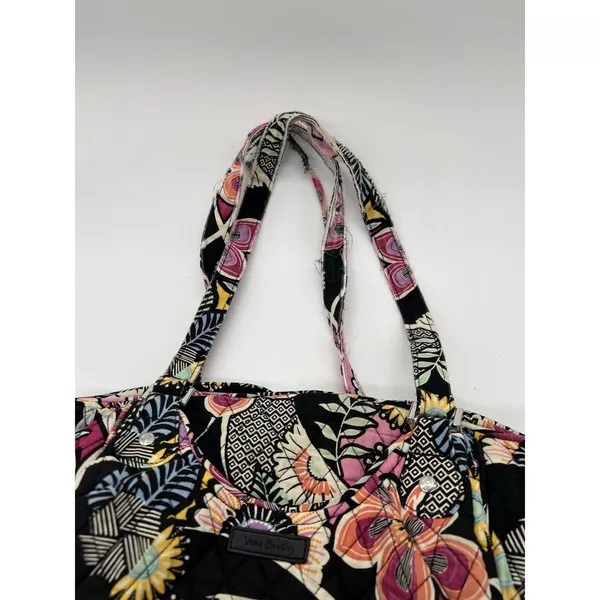 Vera Bradley Shoulder Bag Womens Medium Multicolor Quilted Floral Zip Pockets - Image 3